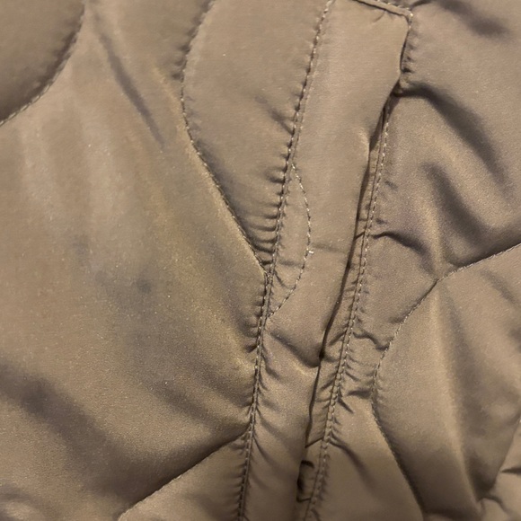 Amaryllis Khaki Quilted Puffer Coat - Picture 6 of 13